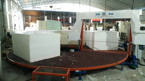 ماشین برش فوم دایره افقی با طول تیغه 10000mm و استاندارد بالا