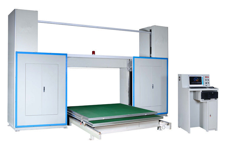 دستگاه جذب دقیق برش دهنده فوم 1650mm Blade Length ماشین برش افقی کنترل شده توسط PLC
